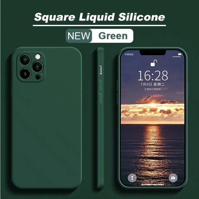 Soft Liquid Silicone Shockproof Phone Case For Oneplus 9 Pro Color Candy Cover For Oneplus 9R 1+9 8 1+8T 7 1+7T 6 1+6T Camera Protective TPU Back Case