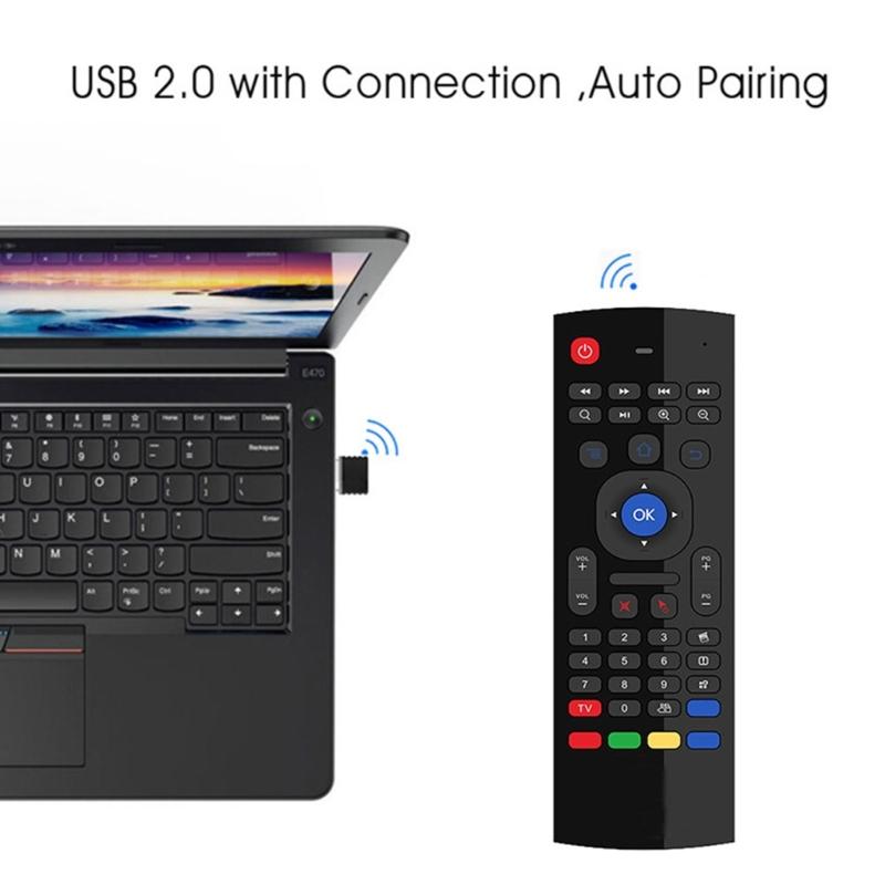 Double Mode 2.4G Air Mouses Wireless Keyboards With IR Learning And Voice Input For Tv Boxes Window Computer Mini Host