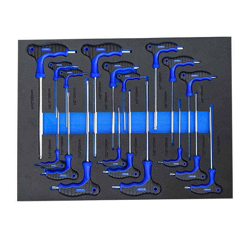 245-Piece EVA Tool Tray Set for Mechanics - Portable Car Repair and Workshop Maintenance Tools