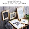 HAKUBA Picture Frame with Natural MM-01, 6-cut size, Wooden, Stand, FWMM01-NT6