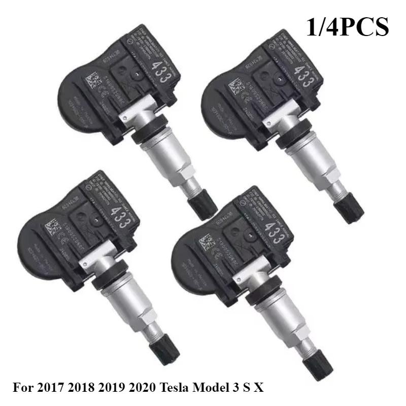 

1034602-00-A 1/4PCS TPMS Tire Pressure Monitor Sensor 433MHZ 4PCS For 2017 2018 Tesla Model 3 S X NEW 1pc