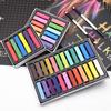 Yousheng 6/12/24/36 Colors Soft Pastels Set Colored Dry Square Chalk Pastels for Drawing Blending Layering Shading Pastels Art Supplies