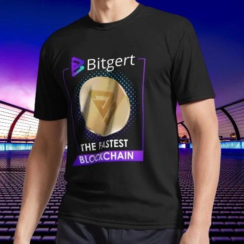 New Shirt Bitgert The Fastest Blockchain Logo T-Shirt Funny American Size S-5XL L