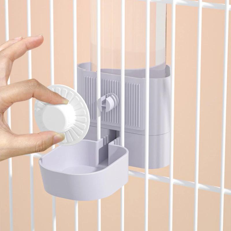 Rabbit Bird Water Drinker Feeder for Cage Hanging Automatic Water Dispenser Water Bottle Bowl for Small Animal Hedgehog Hamster