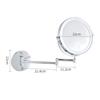 Oeny Wall-Mounted LED Lighted Magnifying Makeup Mirror