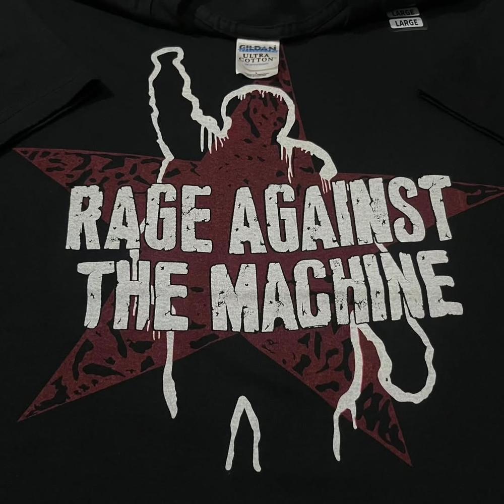 Rage Against The Machine Vintage Battle Of Los Angeles 90s Tour T-Shirt REPRINT