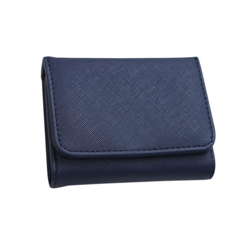 

Женский однотонный мини-кошелек из искусственной кожи для монет, держатель для карт