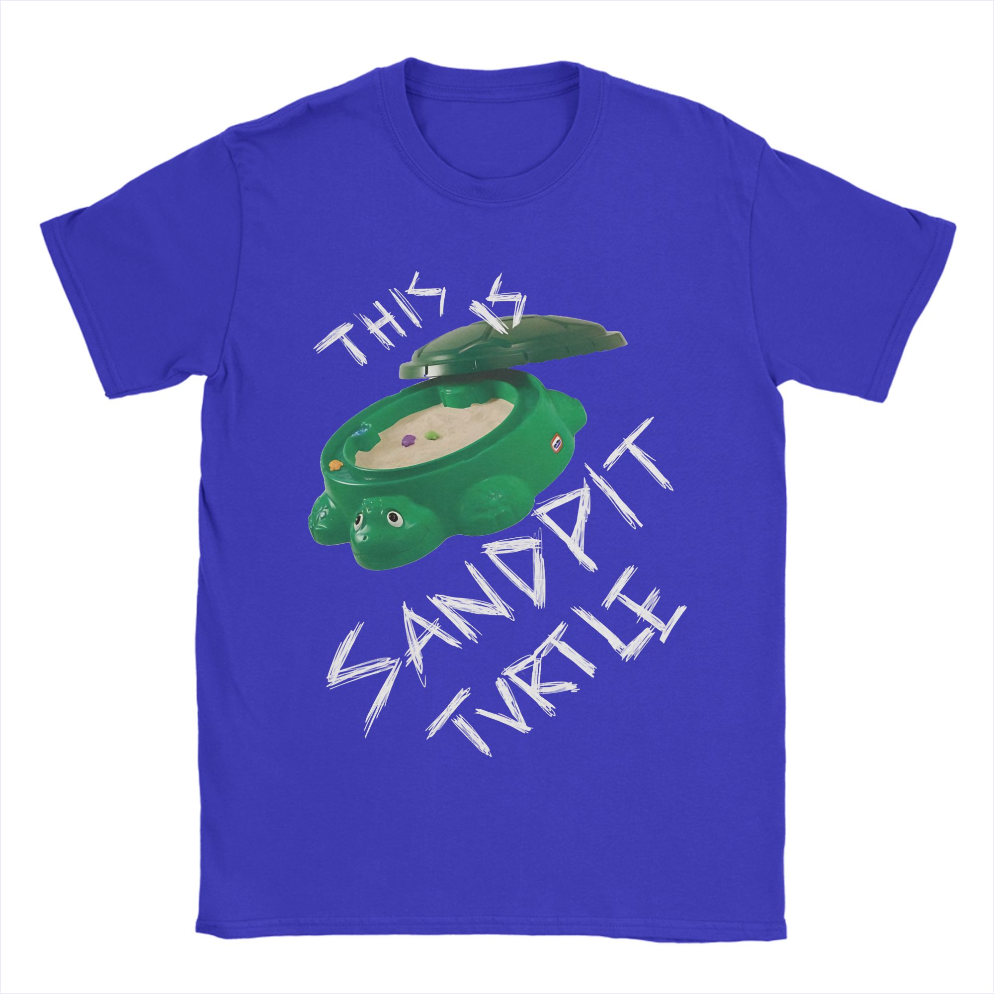 Lucky starfish Top Dit Is Zandbak Schildpad bmth meme T-shirt Zomer Nieuwigheid T-shirt Mannen Katoen Ronde Hals Oversized Top T-shirts Korte Mouw Vintage T-shirt M