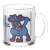 Lucario Glass Made In 145104 "Pokémon" Cup/Mug, Approx. 320ml, Pattern, Japan,