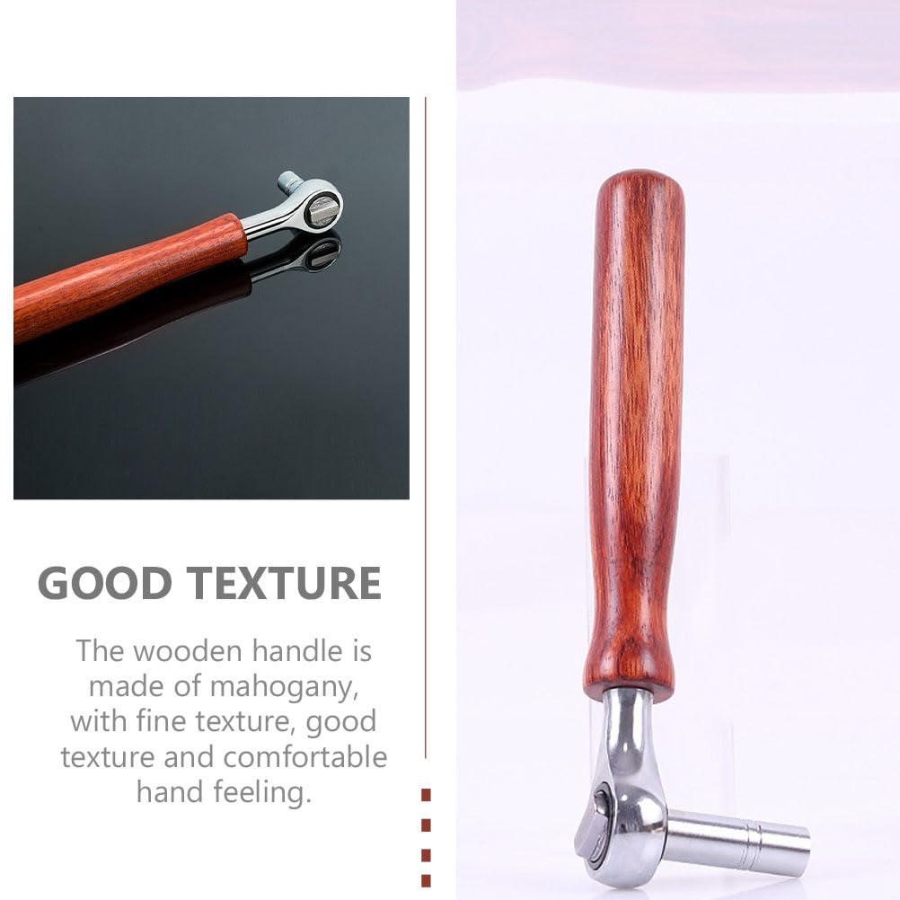 Iplusmile Guzheng Stimmratsche Holz Massiv Stimmung Stimmwirbel Saiteninstrument Musikinstrument Zubehör (Koreanische Zither) Schraubenschlüssel, Typ, 17,5 cm,