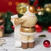 Handcrafted Santa Statue Resins Ornaments For Desktop Christmas Scene And Festival Decoration