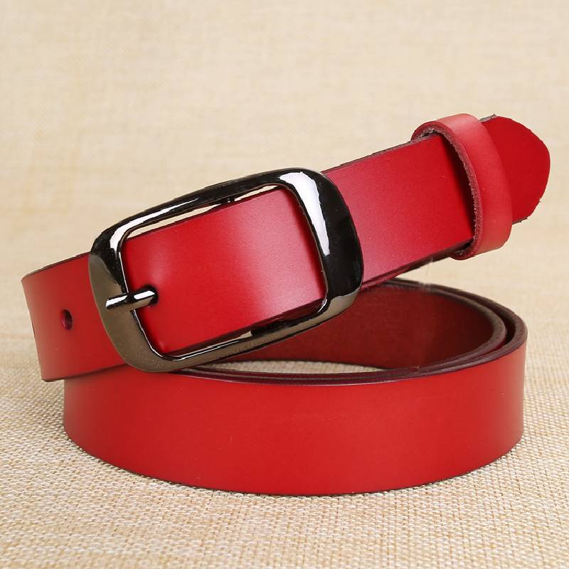 Womens Leather Belt Alloy Buckle Fashion Casual Wide Waist Strap Wear Daily