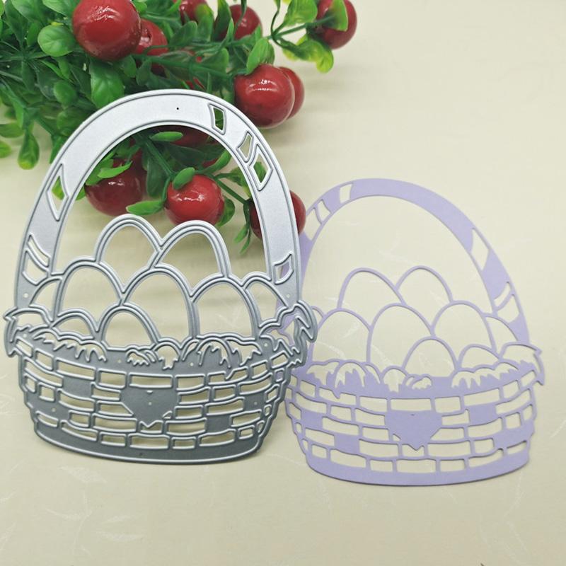 Ouă de Paște, stil de design, șablon de tăiere a metalelor, pentru album de albume de albume de bricolaj, imprimare în relief, card de hârtie, decor artizanat