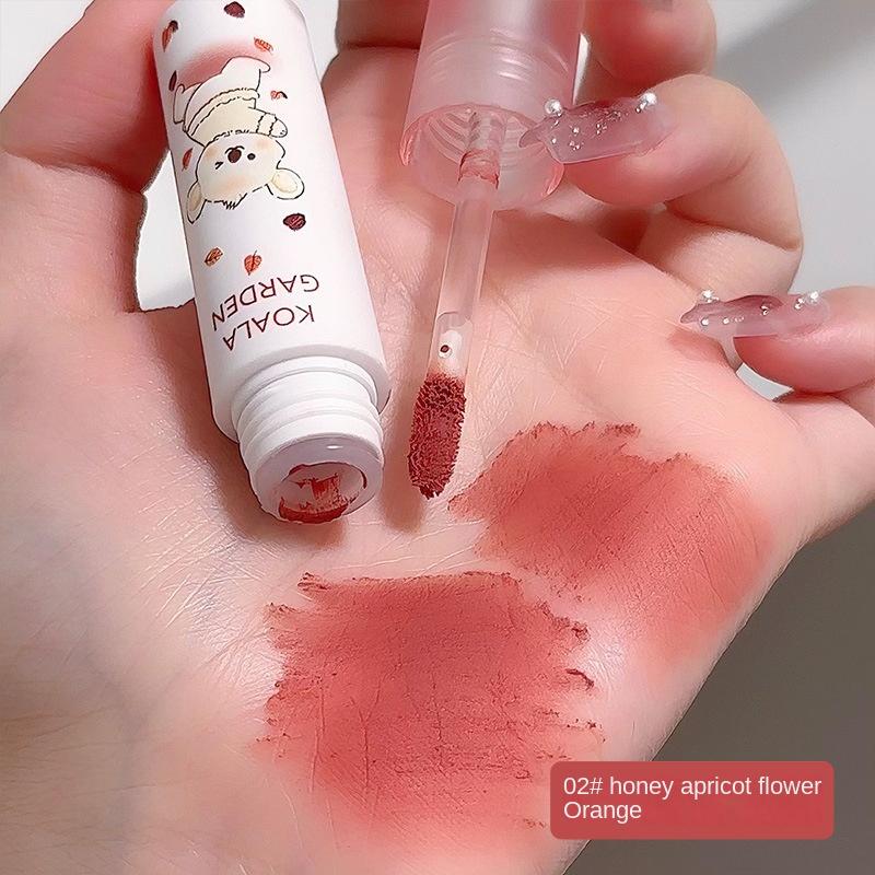 Velvet Lip Mud Lip Glaze White Lasting Soft Mist Matte Lipstick Students Affordable Makeup