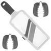 Handheld Mandoline Slicer with 2 Pcs Food Holder Adjustable Mandoline Food Slicer Comfort Grip Mandoline Slicer Kitchen Tool