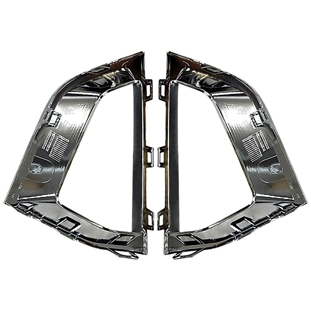 2Pcs Front Bumper Fog Light Lamp Frame Trim For BMW G30 5-Series