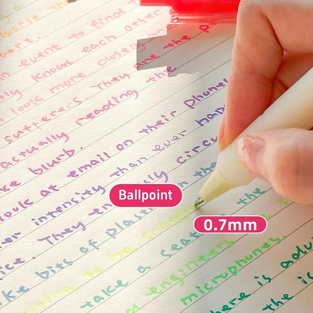 4pcs Acrylic Paint Color Gel Pens Set Solf Grip 0.7mm Ballpoint Quick Dry Ink Marker for Writing Drawing