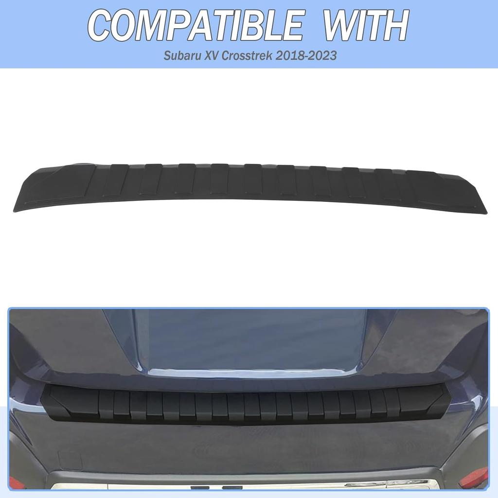 Car Rear Bumper Cover Protector Guard Compatible with Subaru XV/Crosstrek 2018-2023, Scratch Resistant Trunk Door Entry Guards, Trunk Door Sill