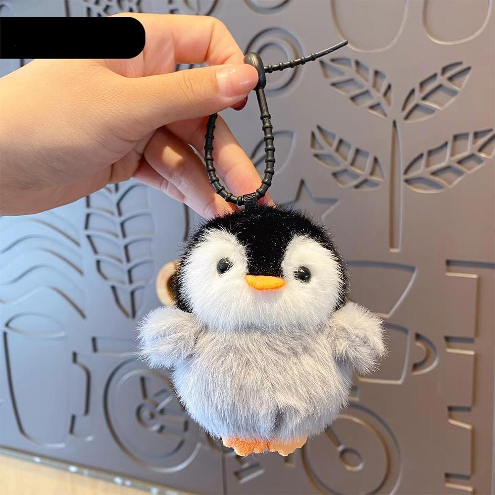 Manchot Bébé Peluche 3 Pouces - Charmant et Moelleux pour Sacs à Dos et Joie Quotidienne Manchot de Soutien Émotionnel Charme de Sac Cadeau