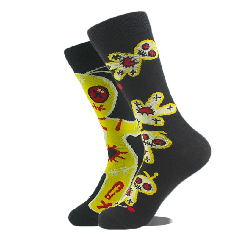 AB Professional Design Funny Socks Men Happy Animal Music Beer Skarpetki Sokken Hip Hop Big Size Meias Skateboard Divertidos