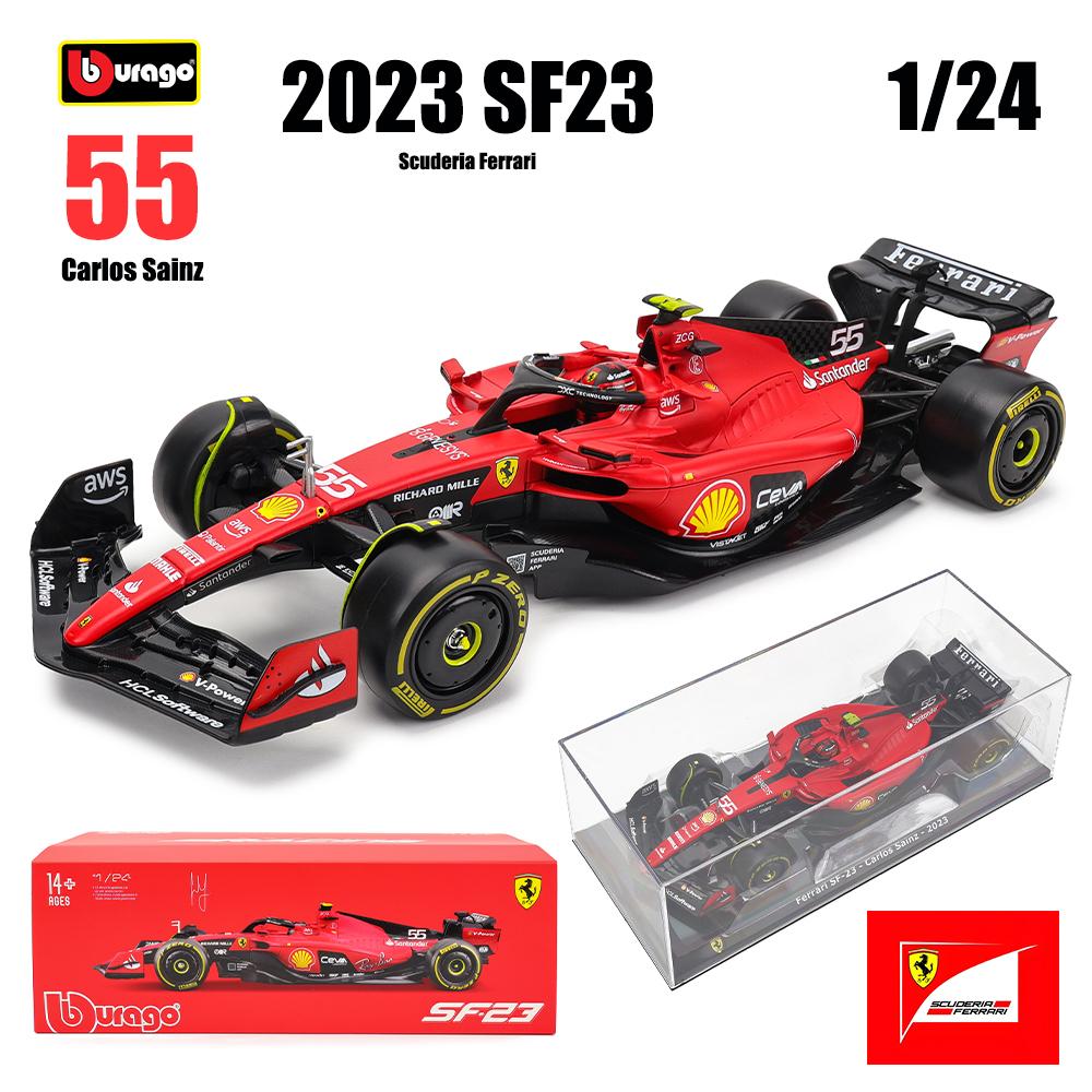 JCG1 Bburago 1:24 2022~2025 F1 Ferrari SF23 Red Bull RB19 RB18 Mercedes Benz W14 McLaren MCL38 alloy car model toy serie collection