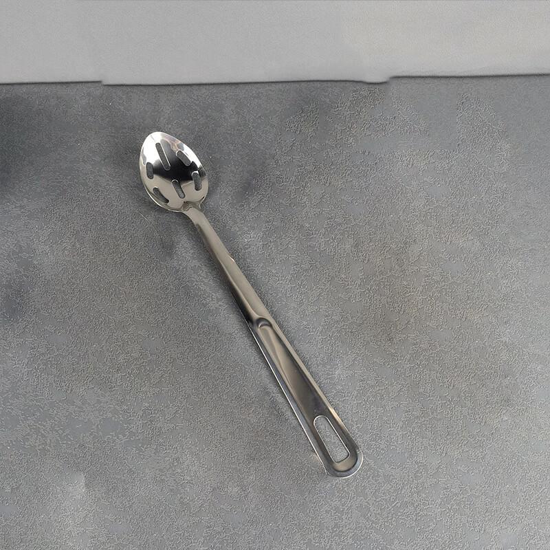 

15-inch 201 Stainless Steel Slotted Serving Spoon