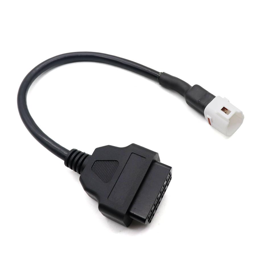 4 Pin to OBD2 OBDII Cable Harness Diagnostic Adapter Connector For Yamaha R1 R6