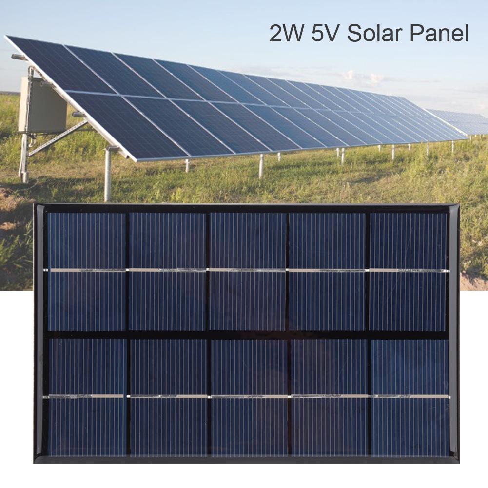 2W 5V Polysilizium Sicherheits-Solarladepanel DIY-Ladegerät 88x142MM