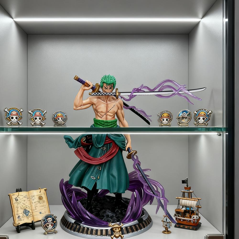 One Piece Roronoa Dream Zoro Anime Figur Sammlerfigur Modell Cartoon Kinder Jungen Spielzeug Geschenk Kinderspielzeug