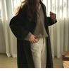 Women's Thick V-Neck Wool Sweater: Velvet, Loose, Casual Knitwear for Autumn & Winter