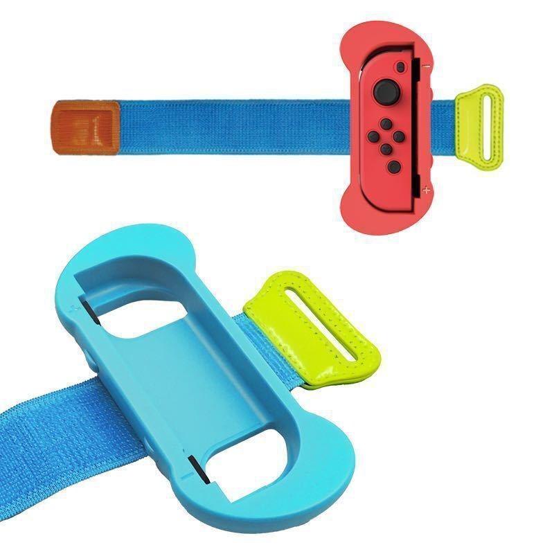 Game Wrist Bands for Nintendo Switch Controller Game Just Dance 2020/2019, Joy-Cons Left and Right  Adjustable Elastic Wrist Bands Cuff Two Size