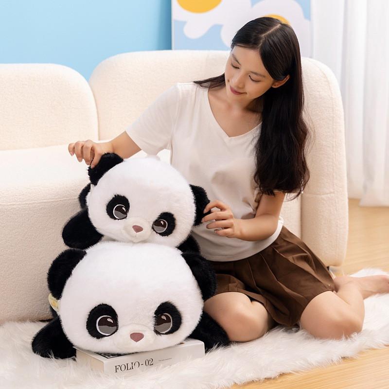 Adorable Cuddly Cocoa Panda Plush Toy Soft Doll For Kids Personal Comfort Gift