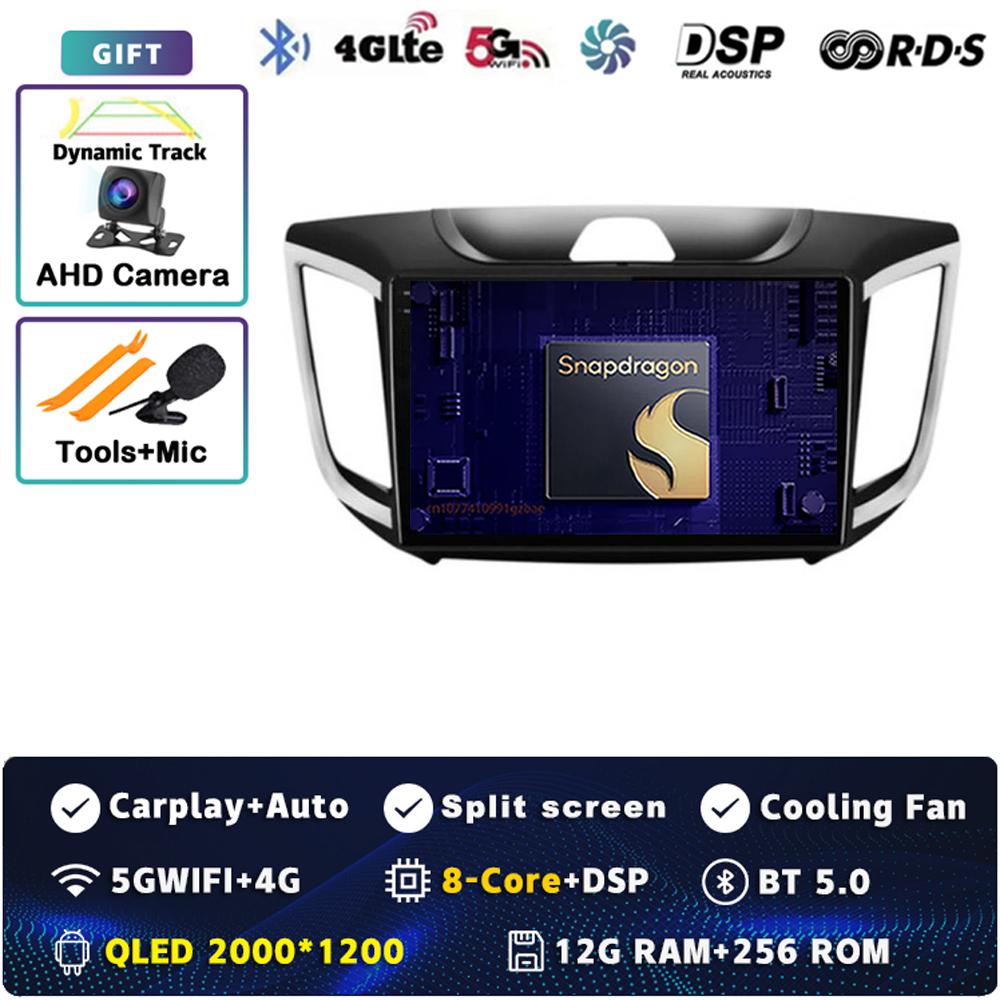 Android 14 Carplay Car Radio For Hyundai Creta Ix25 2015 - 2019 Multimedia Video Player Navigation GPS Stereo 2Din DVD Head Unit