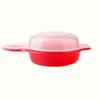 2PCS Microwave Eggs Cooker 1 Minute Fast Microwave Cheese Eggs Cooker Manual Burger Press Burger Making Tool Hamburger Pattie