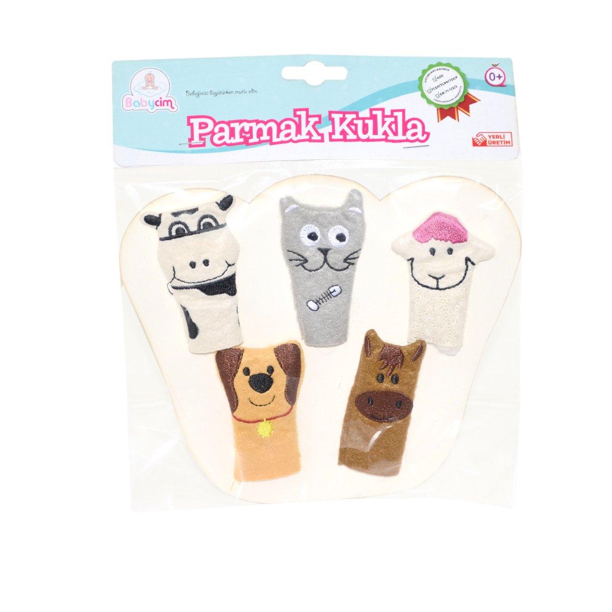 

URT020-001 Babycim Farm Animals Finger Puppet, 5 шт. - Unity
