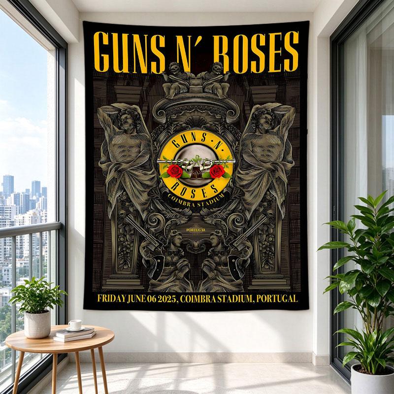 Guns N Roses Coimbra Portugal Baroque Concert Poster