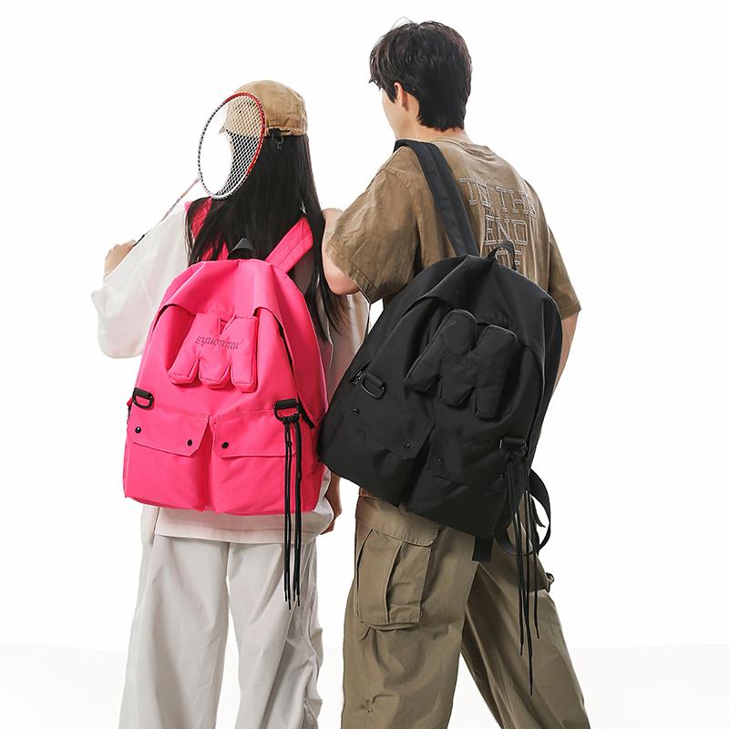 Men's Large Capacity Backpack Women Multi-Functional Travel Computer Bag Student Schoolbag