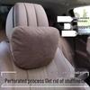 Super Soft Mercedes S Maybach-Style Suede Velvet Headrest Pillow Pair for Summer Neck Protection