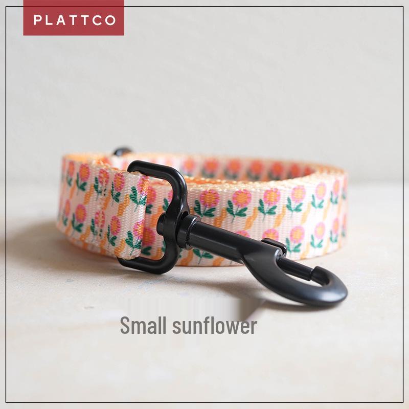 PLATTCO Unique Design Dog Leash - Imitation Nylon Print, Small Sun, PDL302 XL 2.5cm x 120cm
