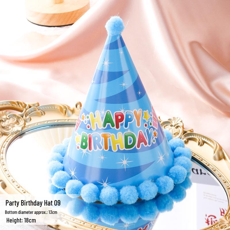 Irisierendes Diamantperlen-Geburtstags-Stirnband & Hut Party-Accessoires