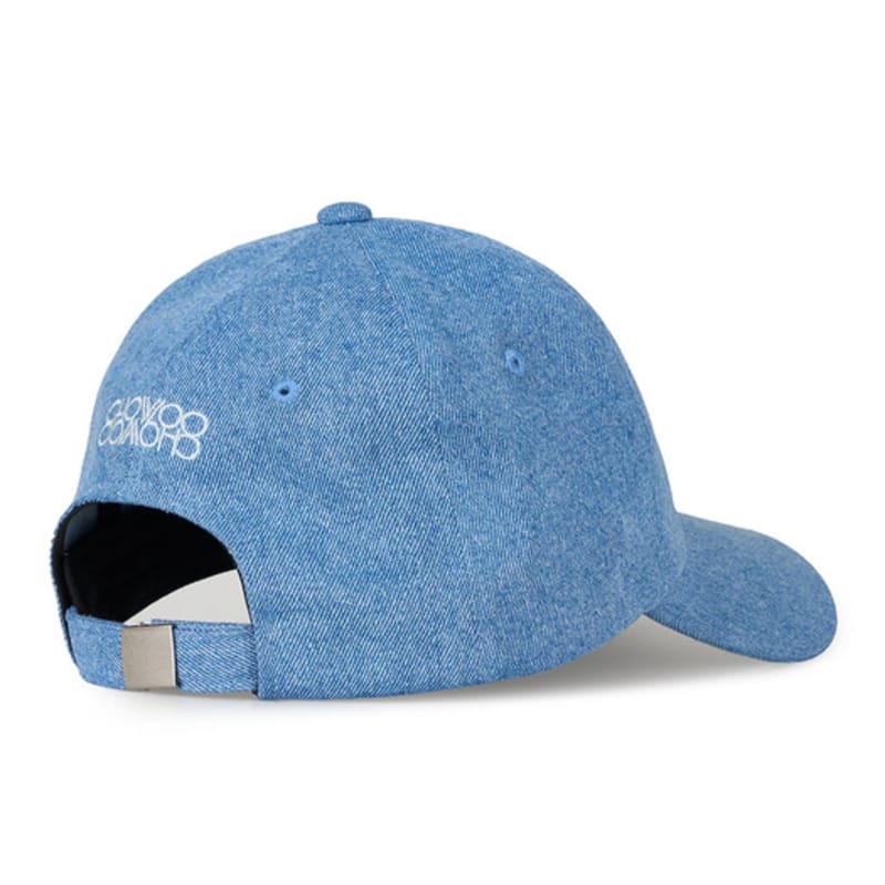 CHOWOO CROSS HEART DENIM CAP-BLUE