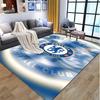 Chelsea F.C Muster Teppich, Innen-/Außenmatte, für Picknick, Spielzimmer, Schlafzimmer, Büro, Wohnzimmer, Heimdeko Teppich, Geburtstagsgeschenk