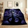 Medusa Flannel Blanket Throw Blanket Soft Warm Sofa Bed Camping Home Decor Unique Christmas Gift Cs92281