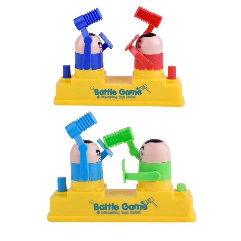 Baby Toys Dětská panenka Dvojitá bitevní hra Rodič-dítě Interaktivní schovávání kladiva