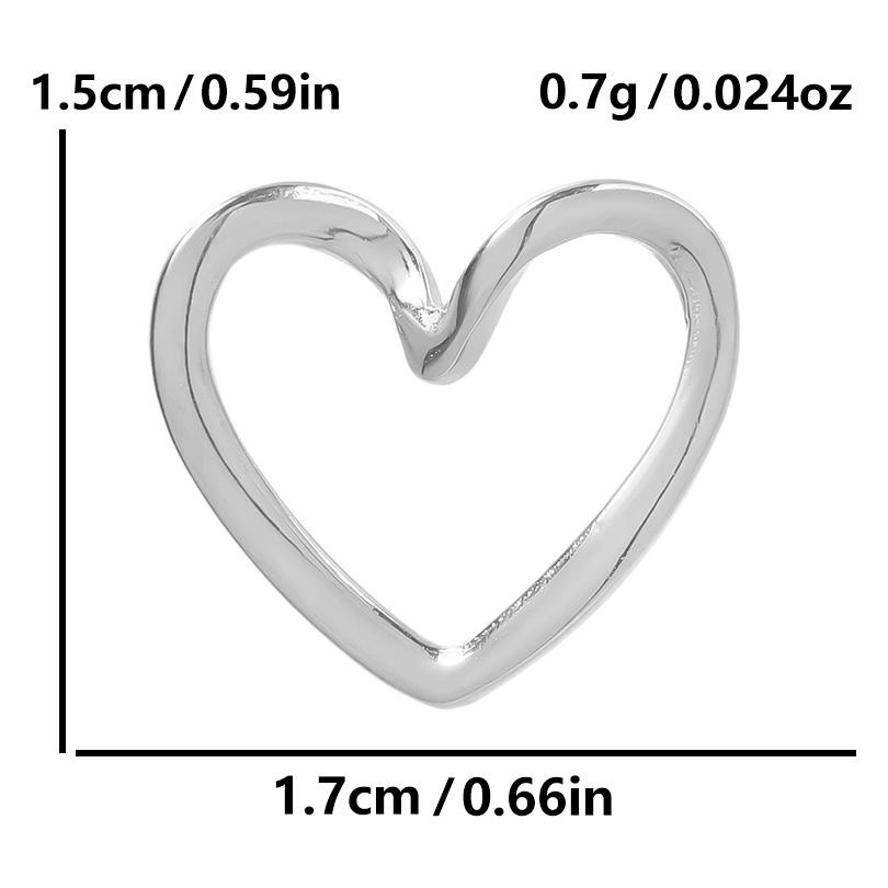 Elegant Girl Pendant Rhinestone Love Stainless Steel Pendants For Jewelry Making Supplies Heart Charm Pendant Handmade Bracelets