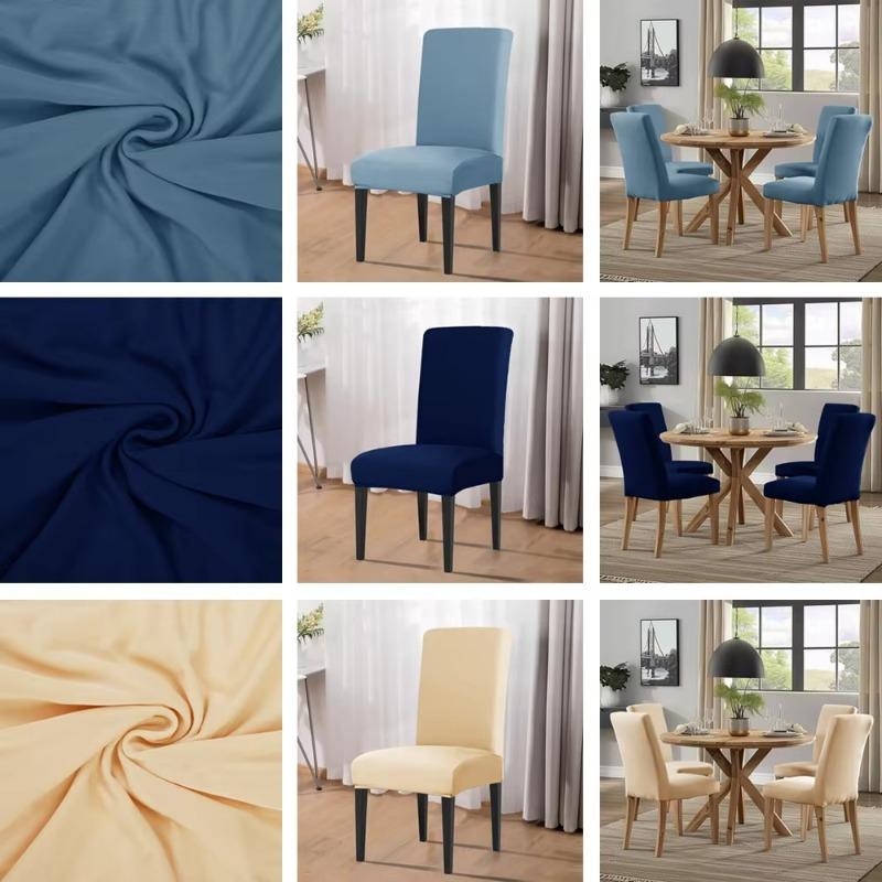 Spandex Dining Room Chair Cover For Printed Slipcover Stretch Chair Covers Kitchen Desk Chair Case