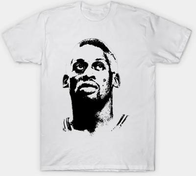 Dennis Rodman Rodzilla Short Sleeve S Color White Mens Unisex S-3XL Unisex T-Shirt