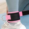Cinghie alla Caviglia con Anello a D Doppio Polsini alla Caviglia per Allenamenti in Palestra Glutei Gambe Allenamento della Forza Supporto Tutore Sicurezza Sportiva Abductori