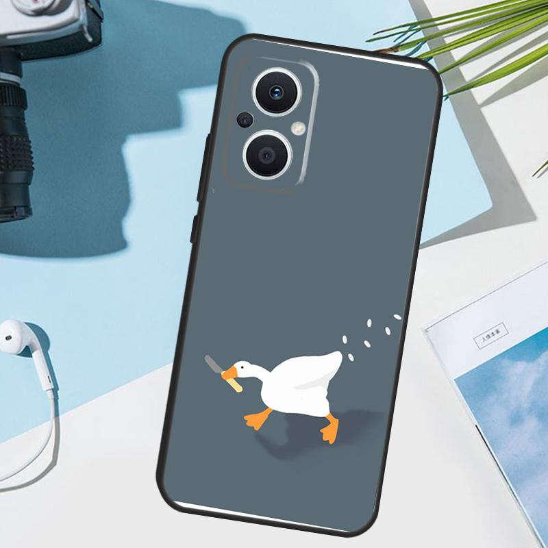 Cartoon Niedrige Gans Spiel Hülle Für OPPO Reno 8T 7 8 Lite 14F 13F 12F 11F 14 13 12 11 10 OPPO Find X8 X6 X5 X9 Pro Hülle