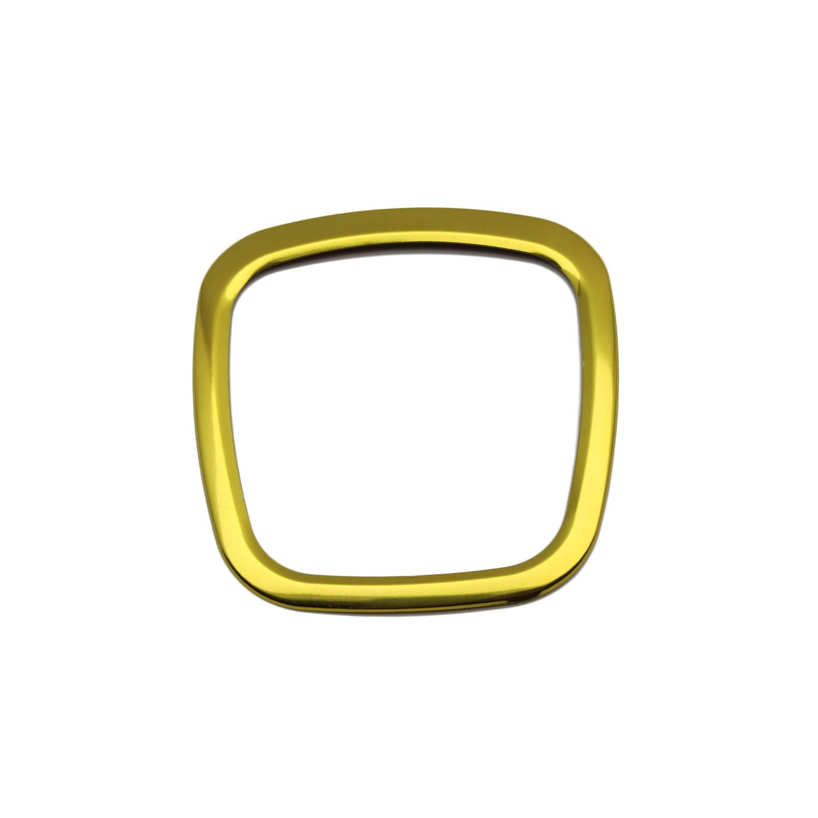 

Прикраса алюмінієвої рами Наклейка на металеву раму Прикраса салону автомобіля Легка наклейка для квадратного керма золотий